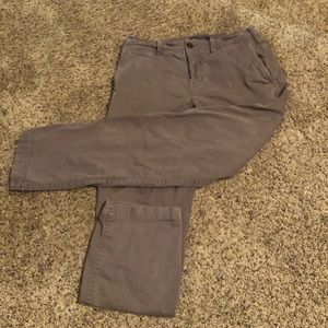 Full length extreme flex gray pants